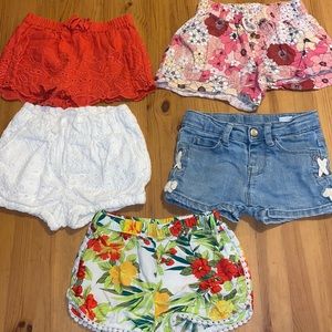 Toddler girl assorted shorts size 2T